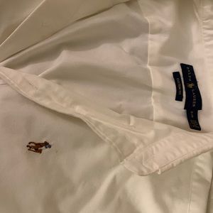 White size small polo shirt